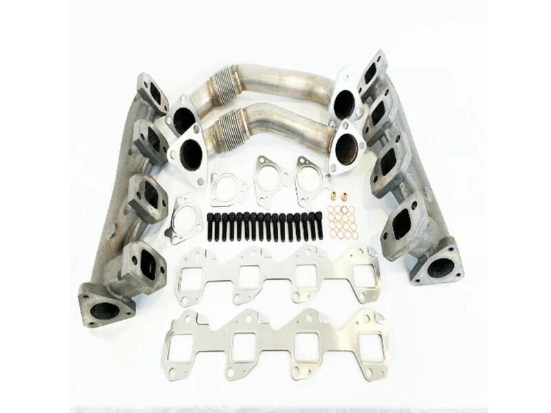 GM Duramax 6.6L - Kit collettore di scarico con tubo di raccordo (2001-2016)